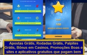 Apostas Grátis, Rodadas Grátis, Palpites Grátis, Bônus em Cassinos