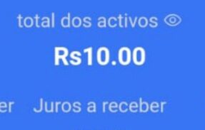 Pix de 10 reais na conta