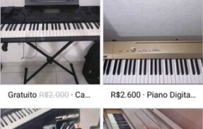 Rateio de curso piano teclado